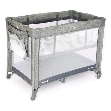 Safety 1st, Berço Mini Play, Grey Denim