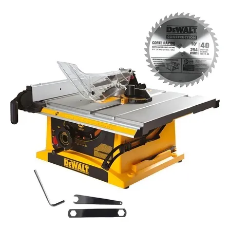 Serra Circular De Bancada Mesa 10 Pol. 1800w Dewalt Dwe7470 220v