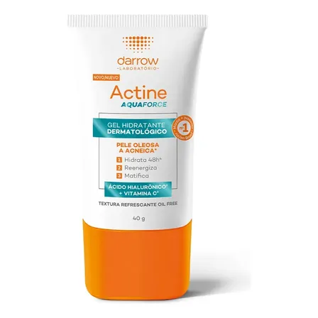 Darrow Actine Aquaforce - Gel Hidratante Facial 40g Acneica Dia/noite