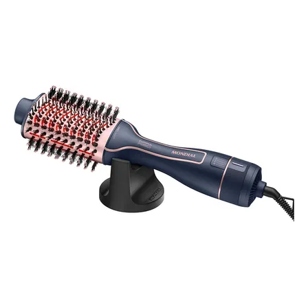Escova Secadora Mondial Infrared Es01ir 1200w Azul E Golden Rose Bivolt 127/220v