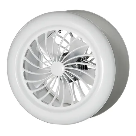 Exaustor Axial Tron 250mm Branco Bivolt Cozinha Parede 130W