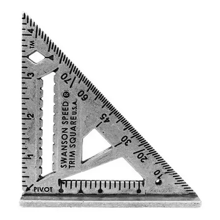 Swanson - Esquadro De 4.5 Polegadas Cor Cinza