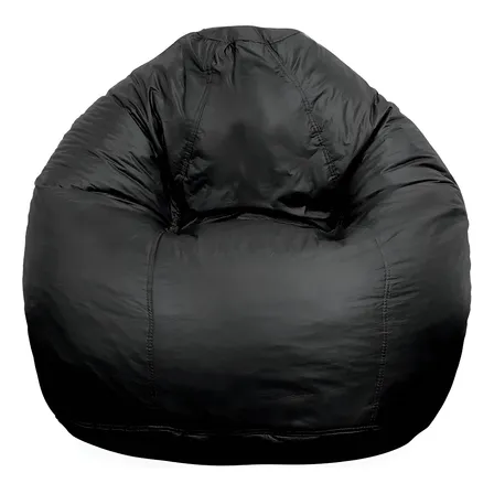 Puff Sparky Sem Enchimento Modelo Pêra Oia Decor Cor Preto