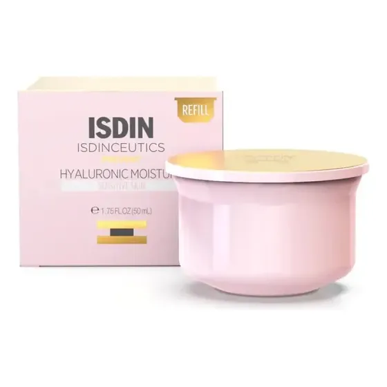 ISDIN Refil Creme Anti-Idade para Pele Sensível Isdinceutics Hyaluronic Moisture Sensitive Skin - 50g