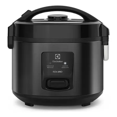 Panela de Arroz Elétrica Electrolux 2L Preta Efficient Visor Glass por Rita Lobo ERC10