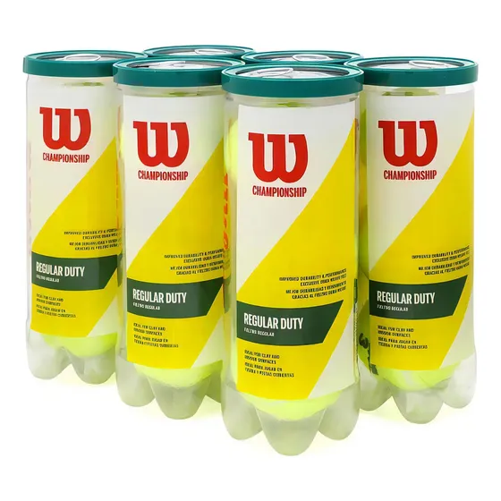 Bola De Tênis Wilson Championship - Sixpack - Regular Duty