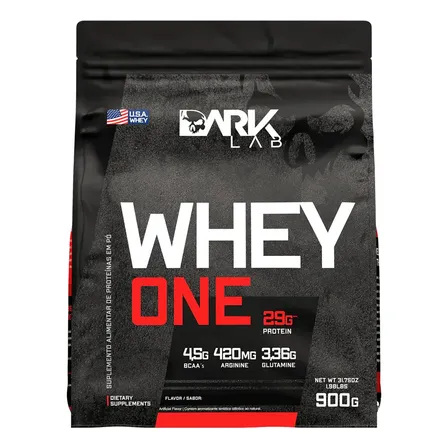 Whey One Protein Proteína Sachê Refil 900g - Dark Lab Sabor Chocolate