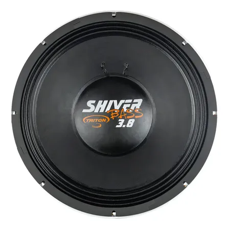 Woofer Triton 15 Polegadas 1900w Rms Shiver Bass 3800w 4 Ohm Cor Branco