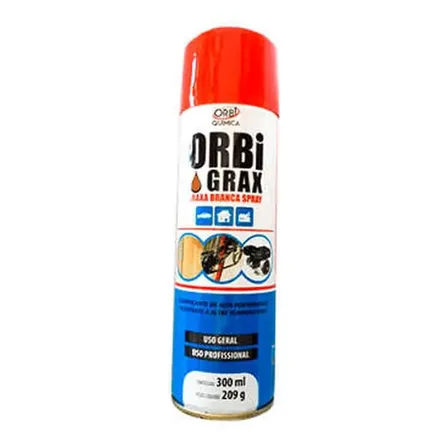 Graxa Branca Spray 300ml Orbigrax Universal Orbi 1539