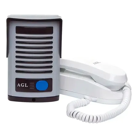 Interfone Porteiro Agl Residencial P 20 Alimentação Interna Cor Cinza 127/220v