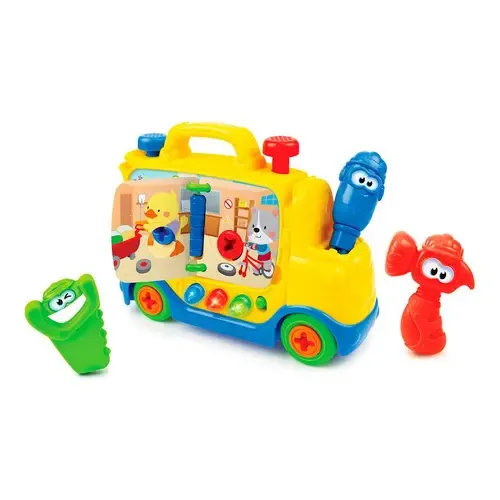 Brinquedo Caminhão Winfun Com Luz E Som Interativo 3 Modos