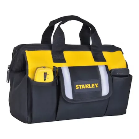 Bolsa Ferramentas Stanley Stst512114 12 Bolsos Cor Preto/amarelo