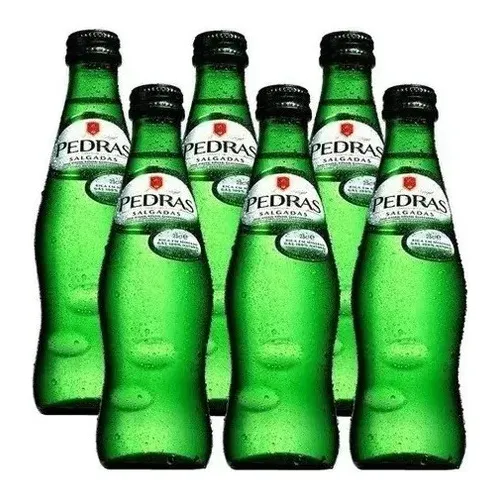 Água Mineral Com Gás Pedras Salgadas 250ml - Kit Com 6 Unidades