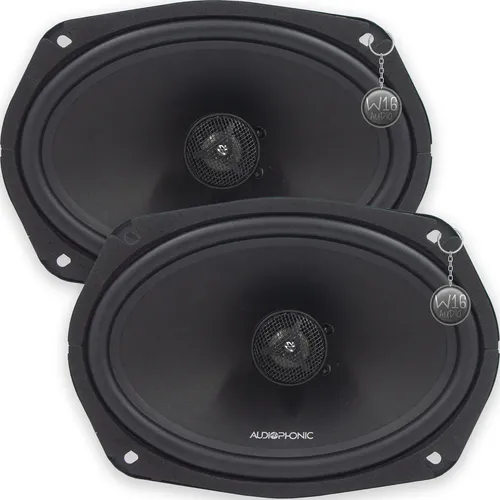 Alto Falante Coaxial Audiophonic Cs 690 Tampao 6x9 Polegadas Cor Preto