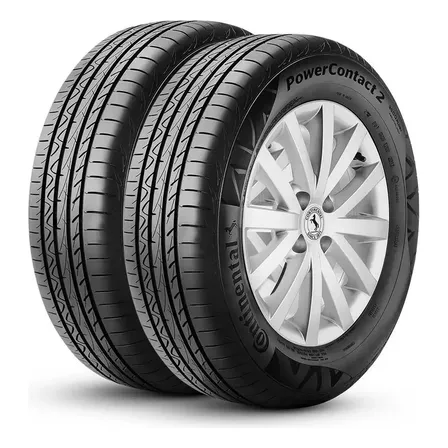 Kit 2 Pneus 195/55R15 Continental PowerContact 2 85H Aro 15