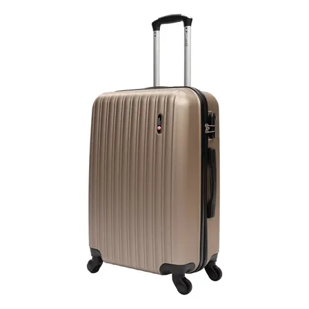 Mala de viagem 23kg média Londres Swiss Move Champagne