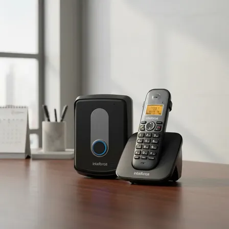 Kit Interfone Sem Fio Intelbras TIS 5010 Preto
