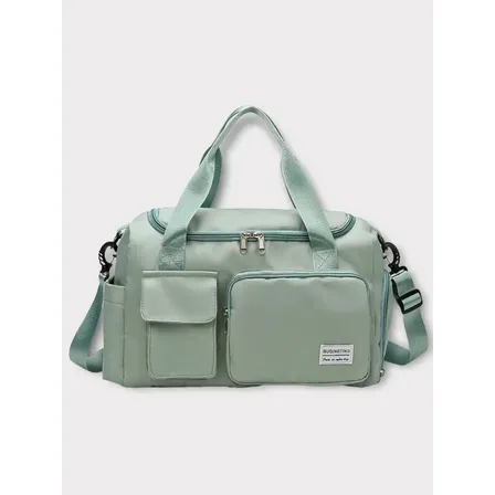 Bolsa Mala De Mão 10kg Feminina Masculino De Bordo Viagem Cor Verde-claro