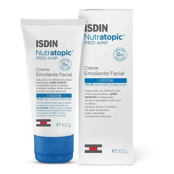 ISDIN Creme Facial para Pele Sensível Nutratopic Pro AMP 50,5g