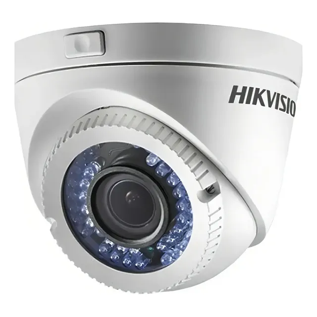 Câmera De Segurança Residencial Dome Hikvision Ds-2ce56c0t-vfir3f 720p 4.0 1mp 2,8mm