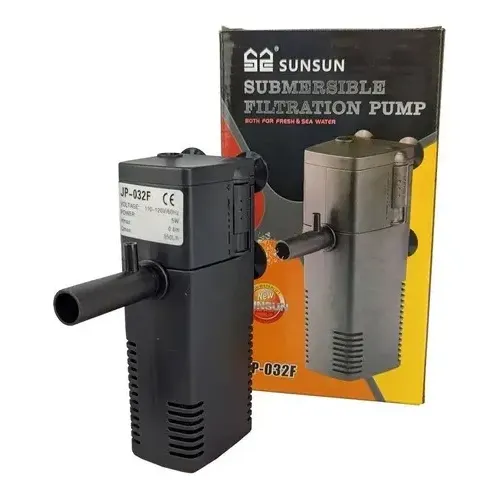 Filtro Interno C/ Bomba Sunsun Jp-032f 350l/h Para Aquários 127v