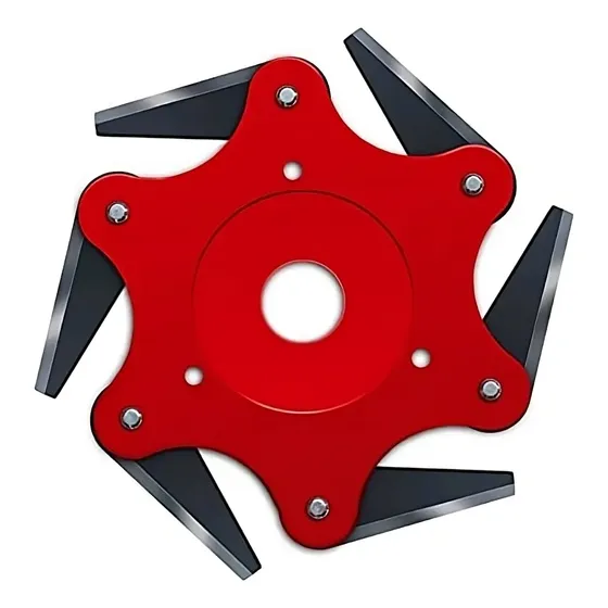 Lamina 6 Pontas Motopoda Canivete Roçadeira Vulcan Carbon