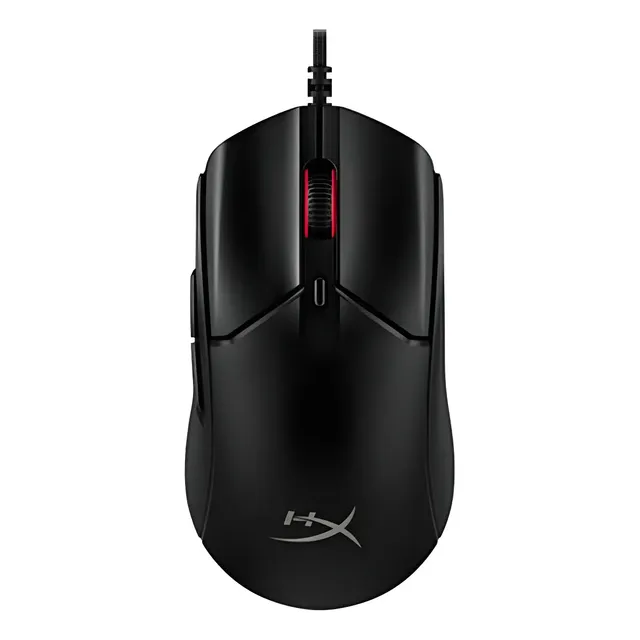 Mouse Gamer HyperX Pulsefire Haste 2 - Design Super Leve de 53g, Sensor de precisão HyperX 26K, Até 26000 DPI, 8000HZ, Cabo Ultraflexível, Preto (6N0A7AA)
