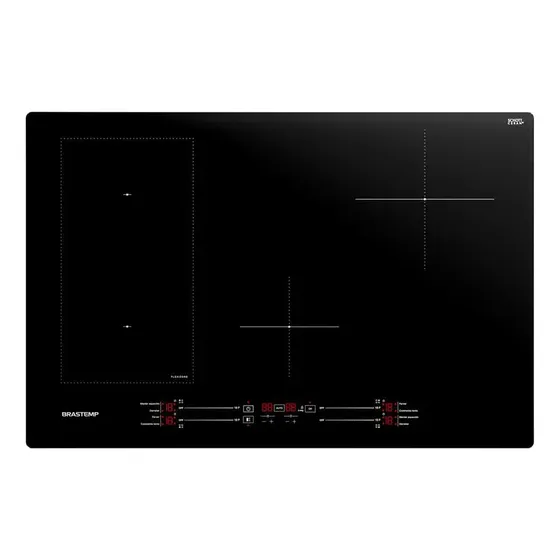 Cooktop Brastemp de Indução 4 Bocas Flexizone - BDJ77BE
