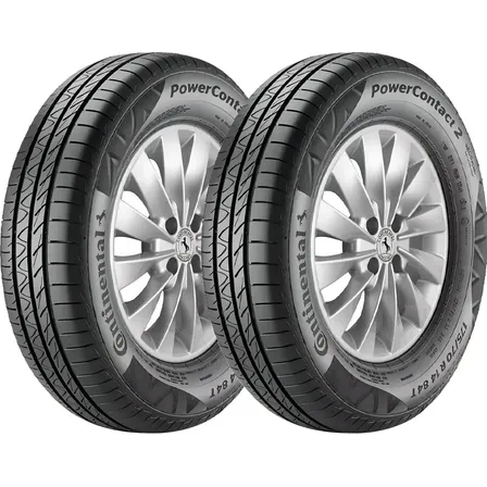 Kit 2 Pneus 185/55r16 Powercontact 2 Continental 83v Aro 16 V