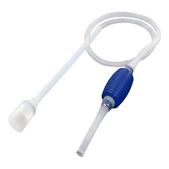 Sifão Aspirador Manual Skrw SF-50 Limpeza Fundo Aquário Flexível 126cm