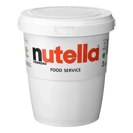 Nutella 3kg Balde Ferrero Creme de Avela Gigante