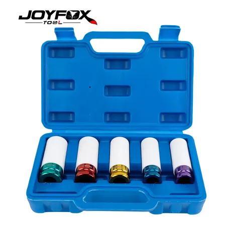 Jogo Soquete Impacto Longo Joyfox 1/2 5 Peças Aço Cromo Vanádio