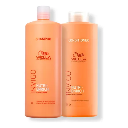 Kit Wella Invigo Nutri-enrich Duo Shampoo E Condicionador 1l