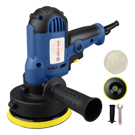 Polidora elétrica de mão Holtter Ferramentas Lixadeira Politriz 600W Cor Azul