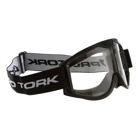 Óculos Moto Proteção Motocross Trilha Enduro Pro Tork 788 Armação Preto Lente Preto Tamanho M Transparente Único