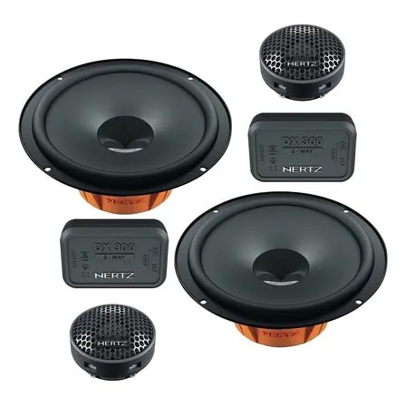 Kit Hertz Alto Falante 2 Duas Vias 6 Pol Dsk165 160w Rms Dsk Cor