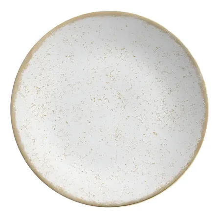 Conjunto De Pratos Sobremesa Organic Alleanza Branco Liso