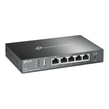 Roteador Vpn Load Balance Tp-link Omada Er605 Gigabit Cor Preto