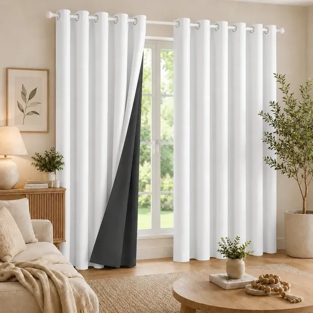 Cortina Blackout Corta Luz Blecaute 2,80 X 2,30 Sala/quarto Fabritex Enxovais Cor Branco