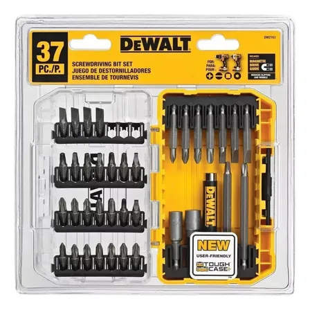 Conjunto De Guias Magnéticas Dewalt Dw2163 De 37 Peças - Eo