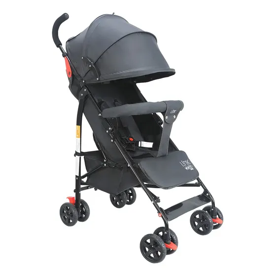 Carrinho Guarda Chuva De Passeio Maxi Baby Até 15kgs Cor Preto