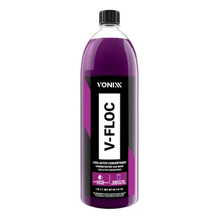 Shampoo Automotivo Neutro Concentrado Vonixx Vfloc 1.5l