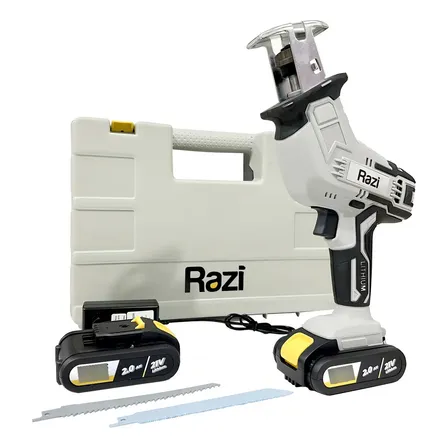 Mini serra sabre portátil 1200w 2 baterias Razi