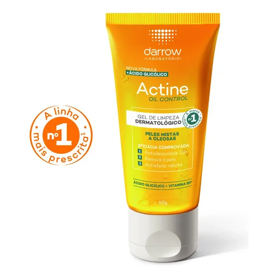 Gel de Limpeza Facial Darrow Actine Oil Control 60g