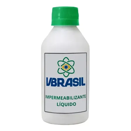 Impermeabilizante Líquido Vbrasil 200ml Proteção Superfícies Branco Semibrilho