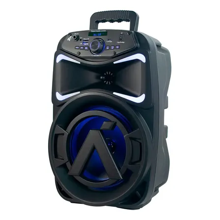 Caixa De Som Portátil Bluetooth 250w Cor Preto Aquário Hype 250