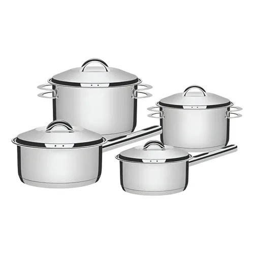 Jogo De Panelas 4pçs Solar Aço Inox Tramontina