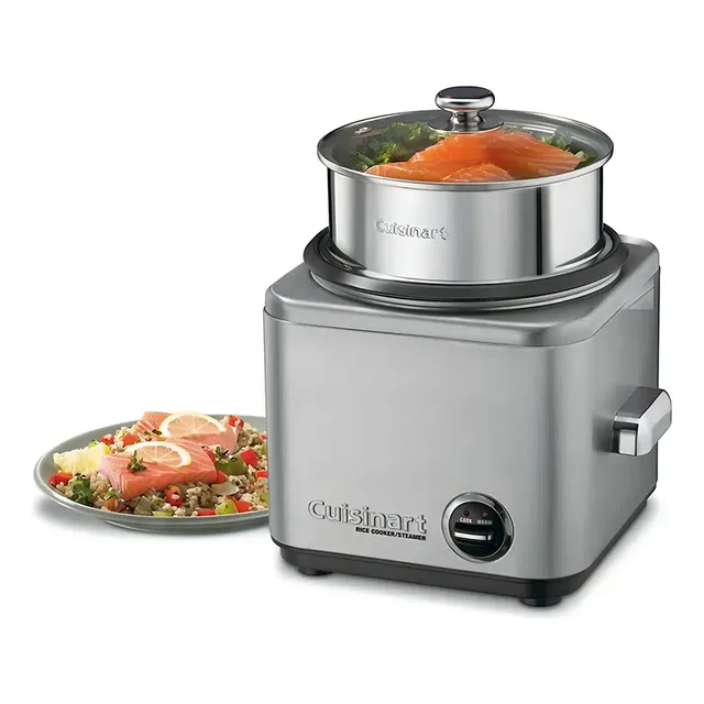 Panela Elétrica Cuisinart 650w Em Aço Escovado Crc-800 Cor Prateado Frequência 60