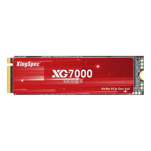 Ssd M2 M.2 Nvme 2280 Kingspec Xg7000 Series 1tb Pcie Gen4 X4 Cor Vermelho