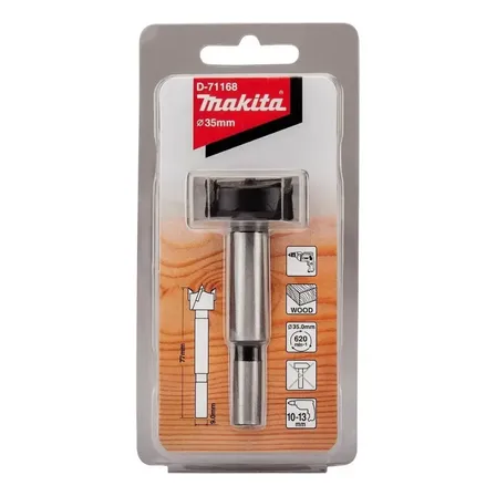 Fresa Tupia Broca Forstner 35mm Para Dobradiça Caneco Makita